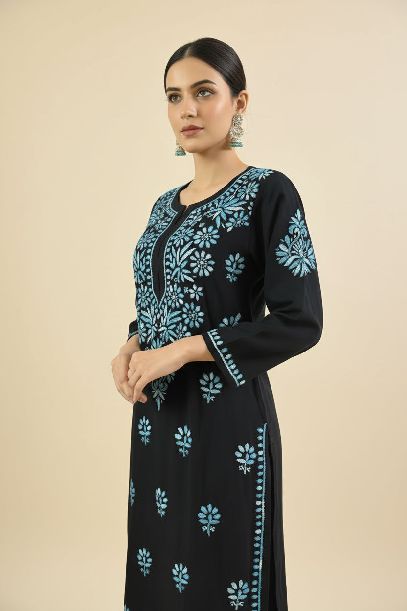 Chikankari modal kurta