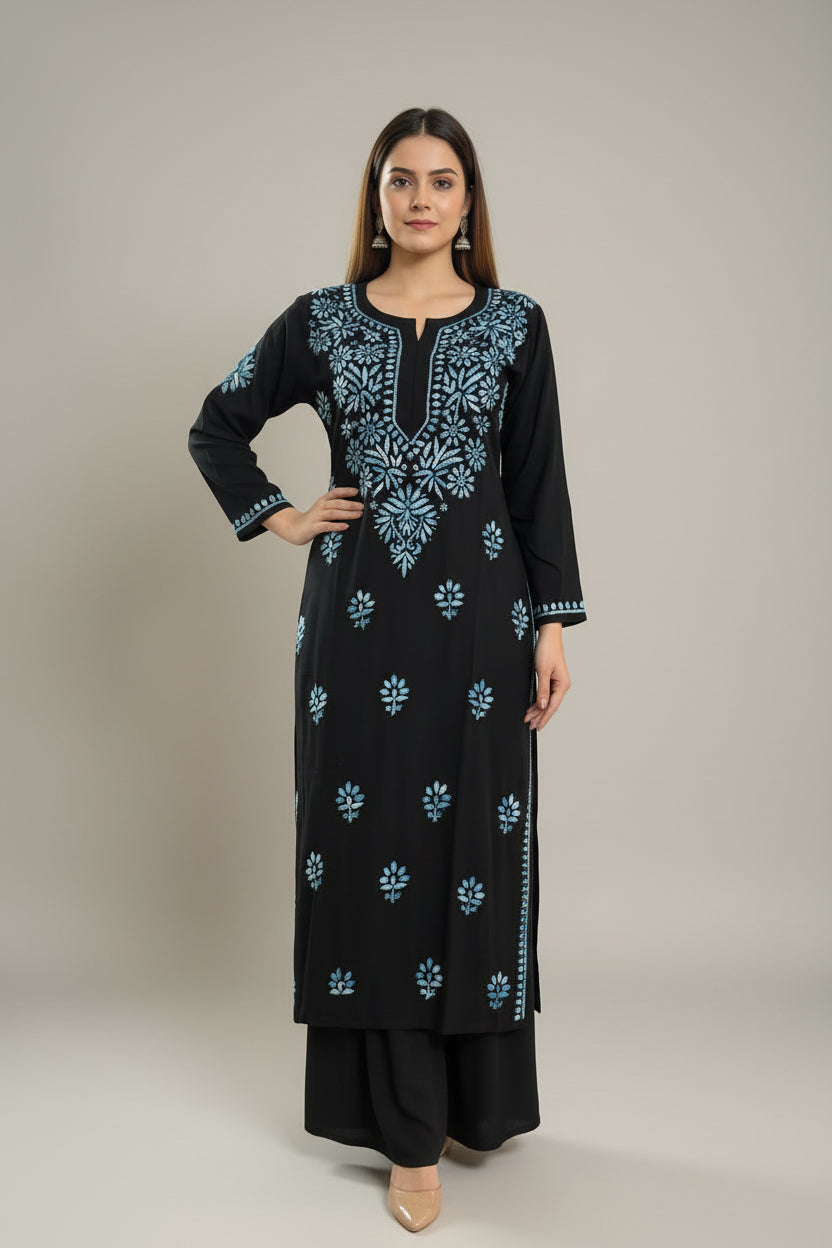 Chikankari modal kurta