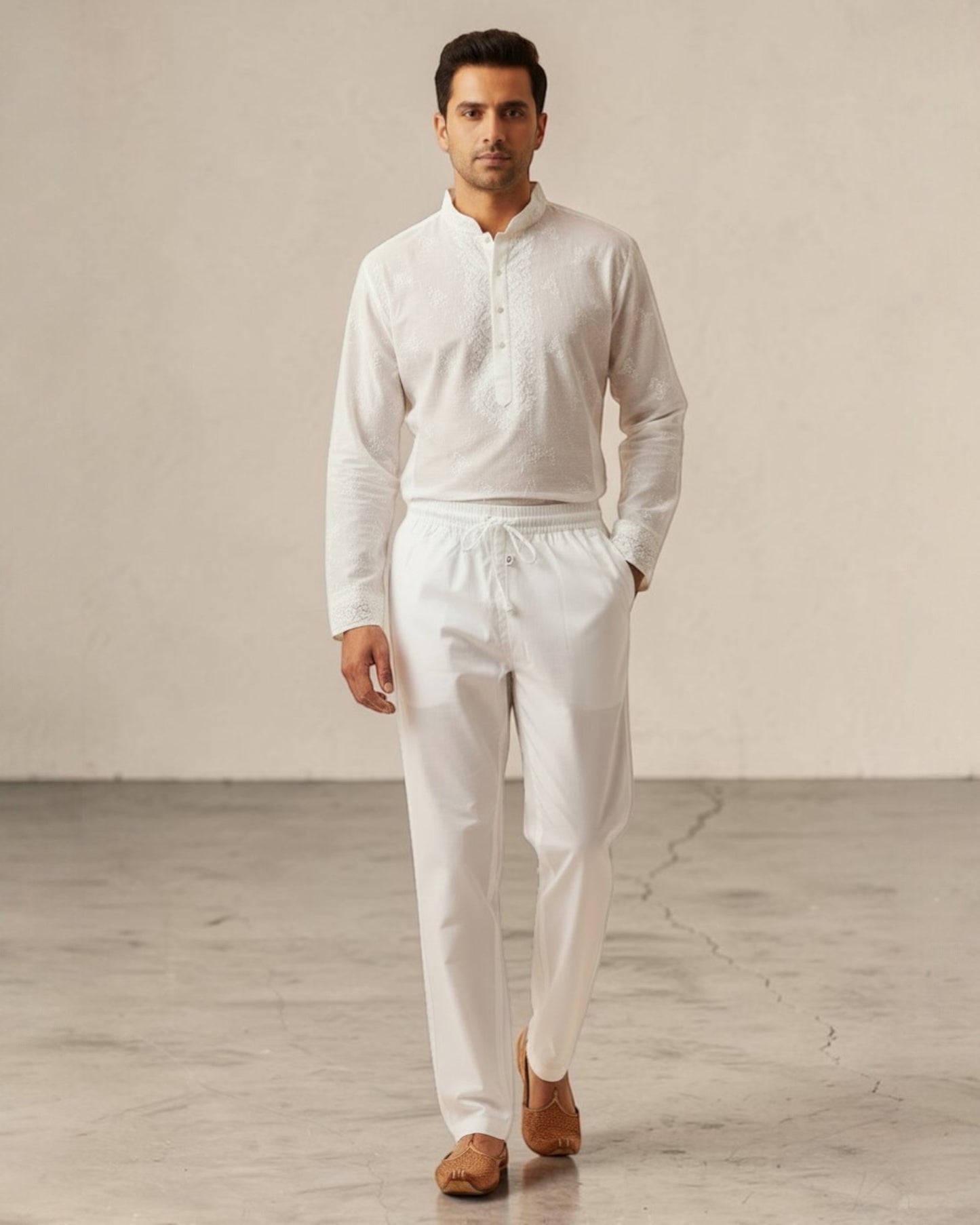 MEN’S COTTON PAJAMA WITH POCKETS – PREMIUM ETHNIC BOTTOM WEAR