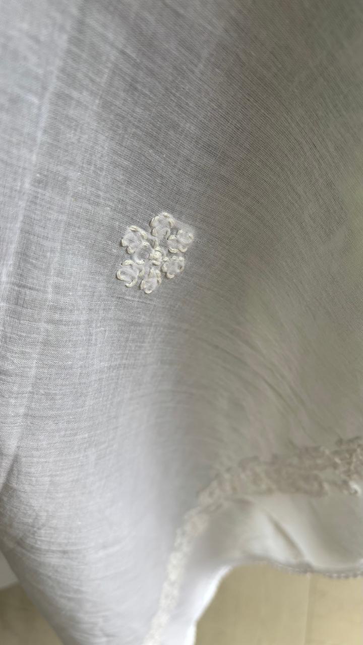 LUCKNOWI MUL COTTON CHIKANKARI DUPATTA