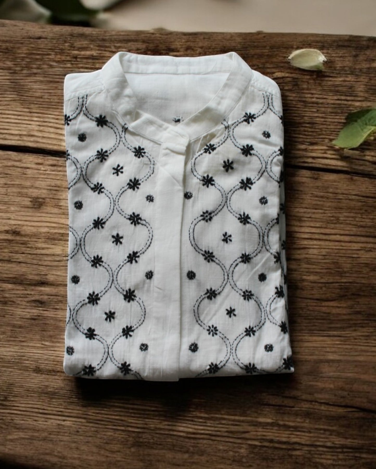 PREMIUM COTTON BLACK HANDCRAFTED JACKET