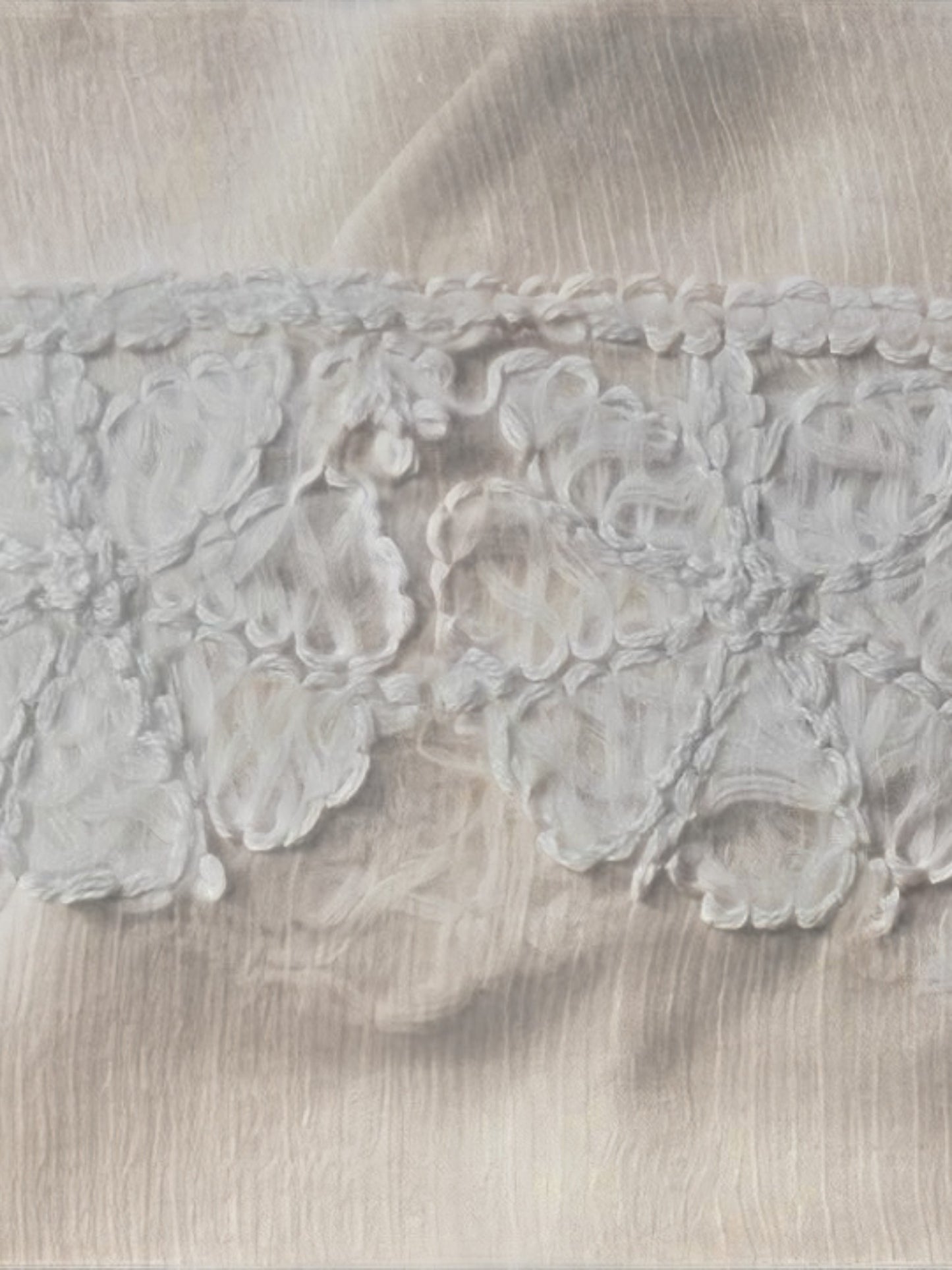 LUCKNOWI WHITE CHIKANKARI SHADOW WORK DUPATTA